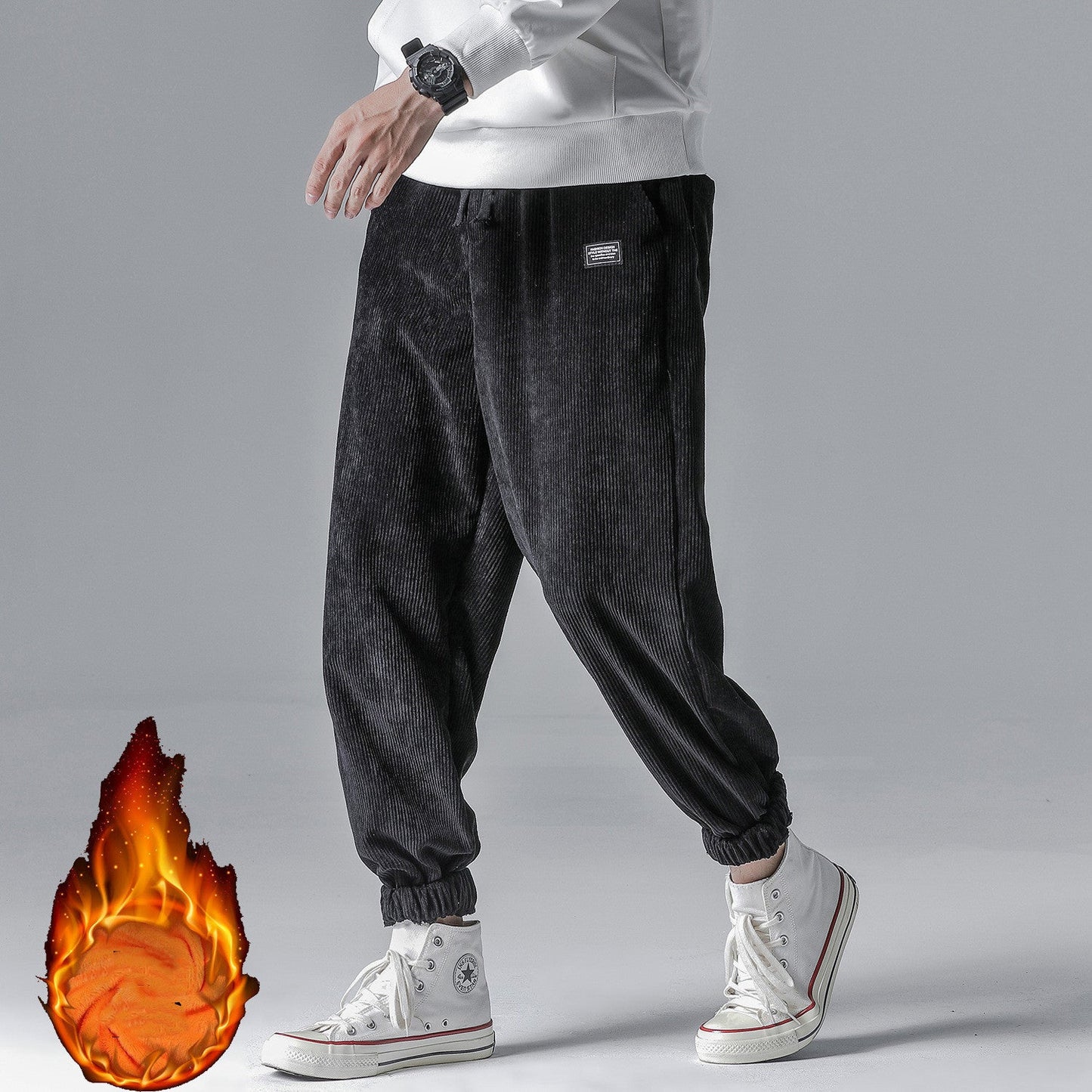Gary – Corduroy Fleece Pants