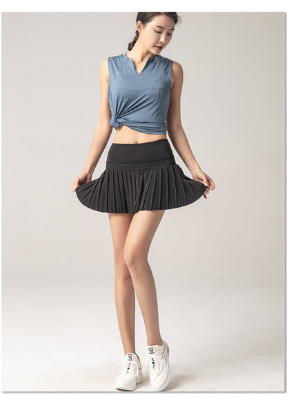 Carly – Quick-Dry A-Line Pleated Skirt for Women