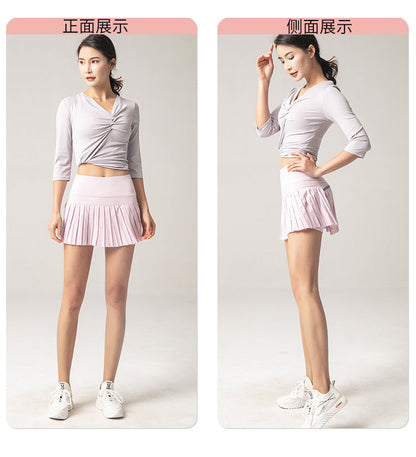 Carly – Quick-Dry A-Line Pleated Skirt for Women