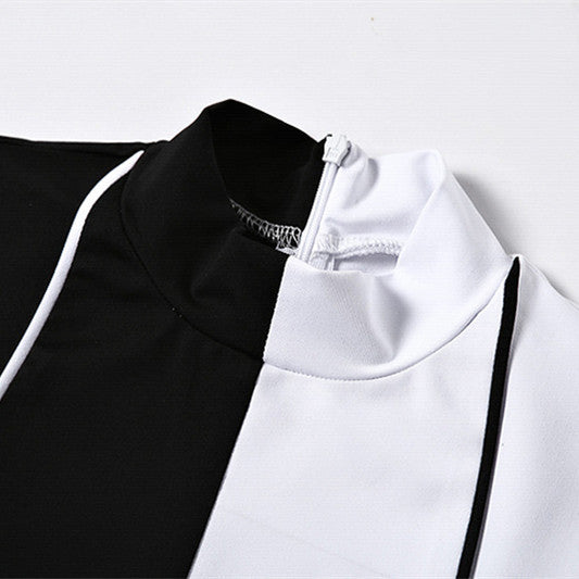 Kathryn – Sporty Skinny Jumpsuit with Contrast Stitching