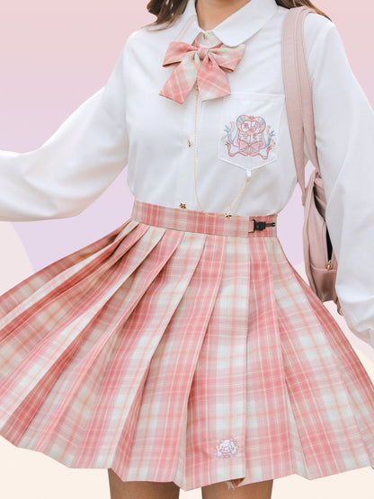 Elizabeth – Girly A-Line Skirt with High Waist