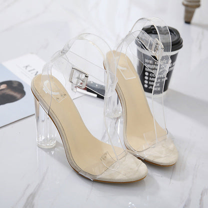 Kimberley – Transparent High Heel Pumps