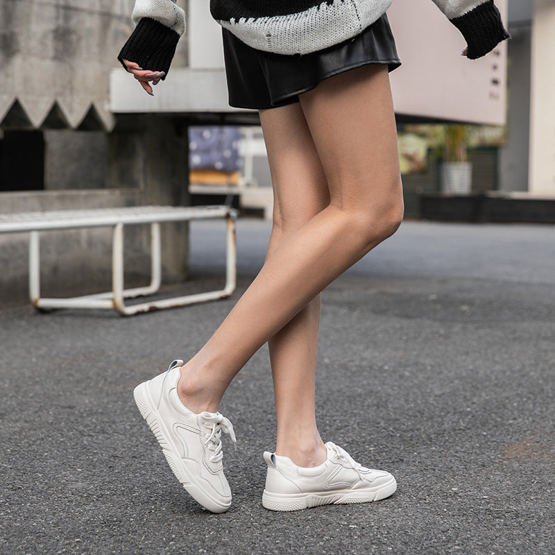 Helen – Comfortable Women's Flat Vegan Leather Shoes