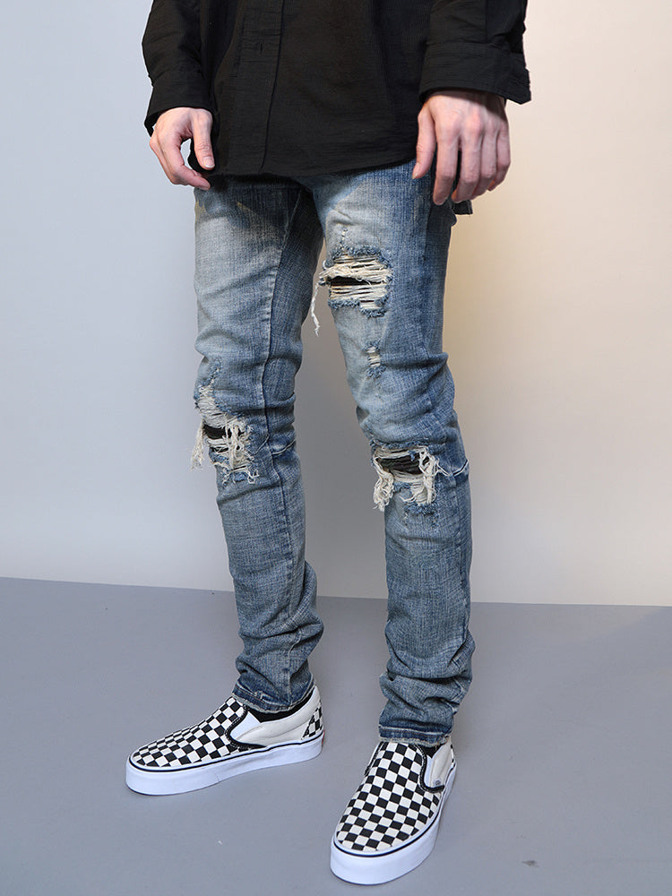 Ralph – Distressed Washed Blue Jeans