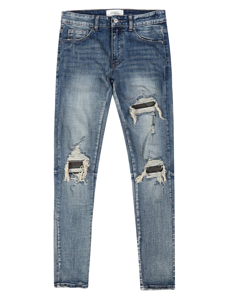 Ralph – Distressed Washed Blue Jeans