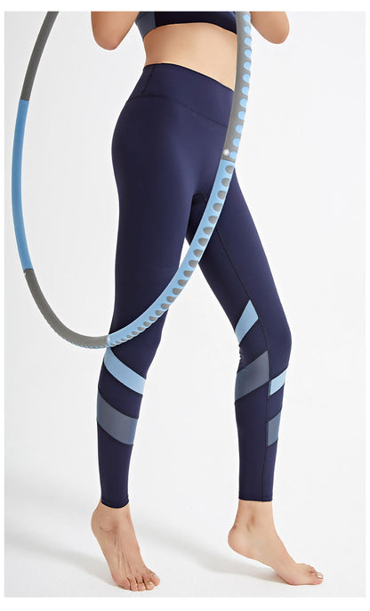 Sharon – Slim Yoga Pants with Trendy Peach Design