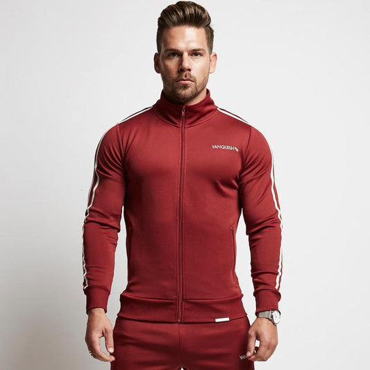 Oliver – Striped Slim-Fit Running Sports Sweatshirt for Men