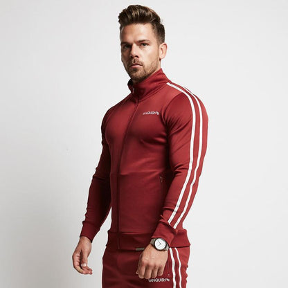 Oliver – Striped Slim-Fit Running Sports Sweatshirt for Men