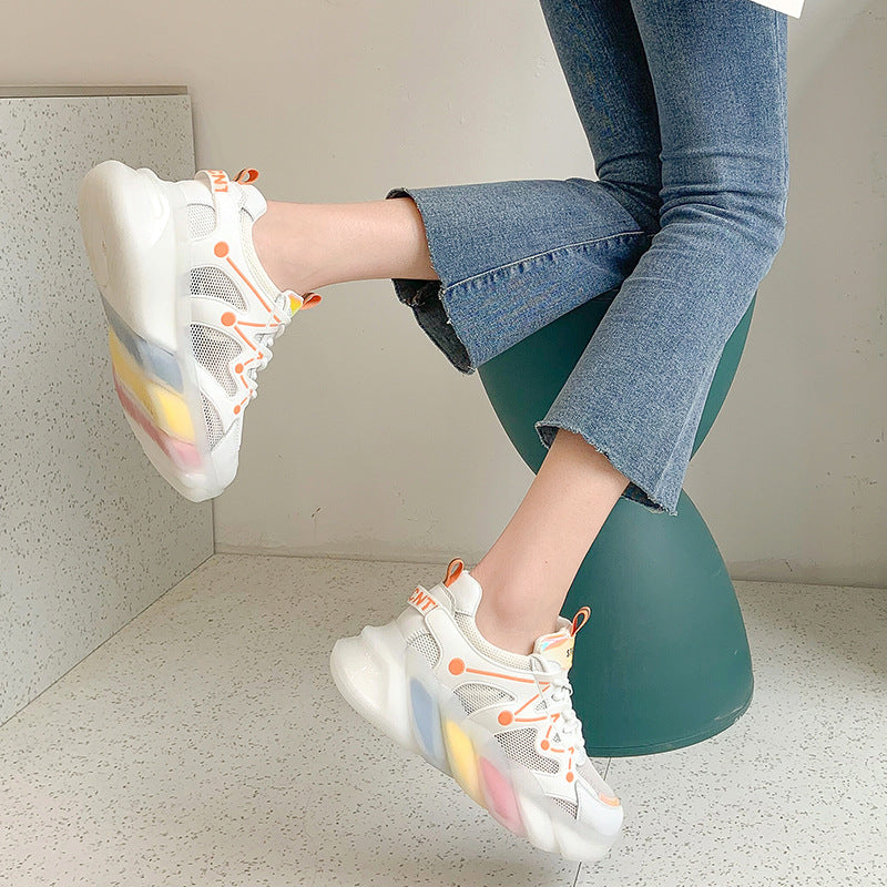 Tracy – Breathable Colorful Casual Shoes with Thick Sole