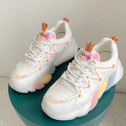 Tracy – Breathable Colorful Casual Shoes with Thick Sole