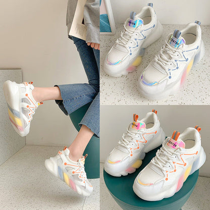 Tracy – Breathable Colorful Casual Shoes with Thick Sole
