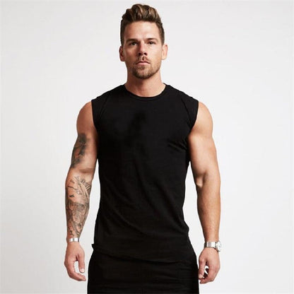 Stan – Sleeveless Men's Cotton Sports Shirt