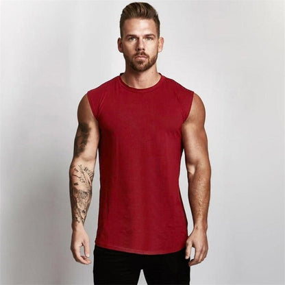 Stan – Sleeveless Men's Cotton Sports Shirt