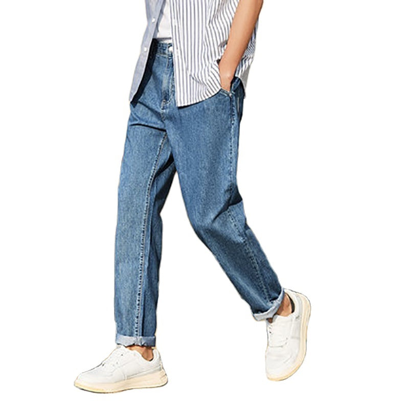 Jon – Men's Relaxed Cotton Jeans for Autumn