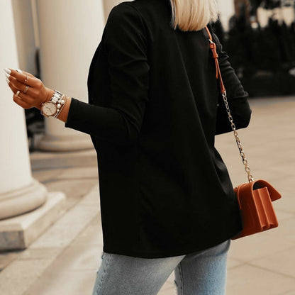 Kathleen – Elegant Women's Blazer with Long Sleeves for Spring and Fall