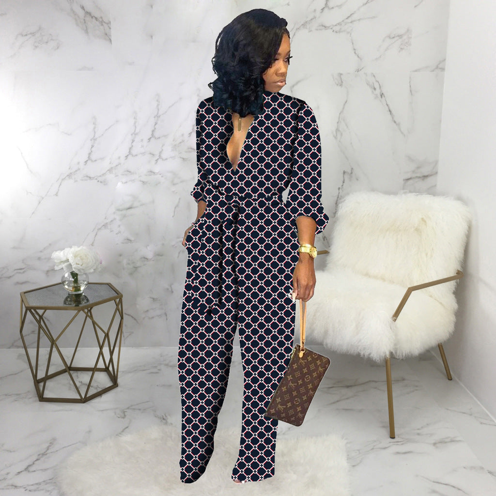 Shirley – Elegant Women's Club Jumpsuit