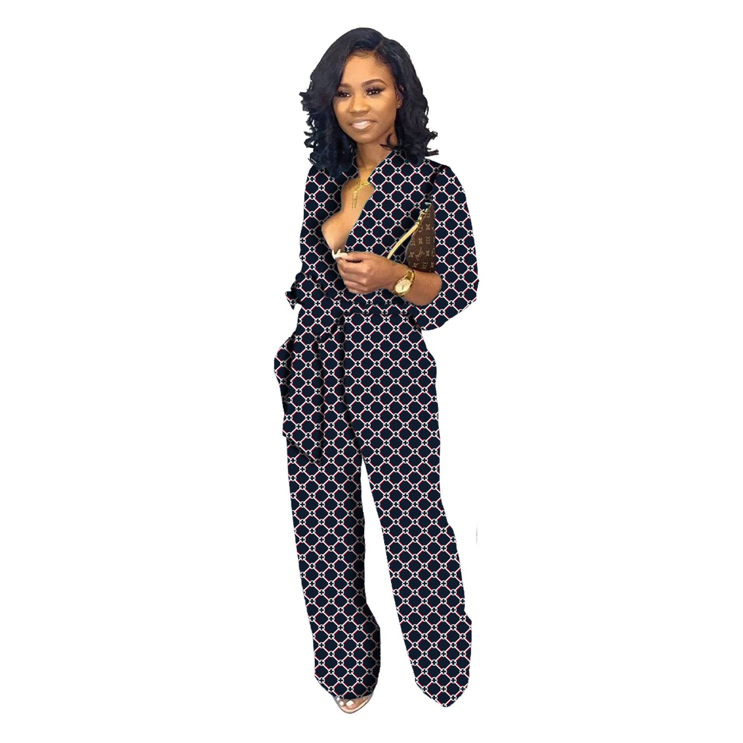 Shirley – Elegant Women's Club Jumpsuit
