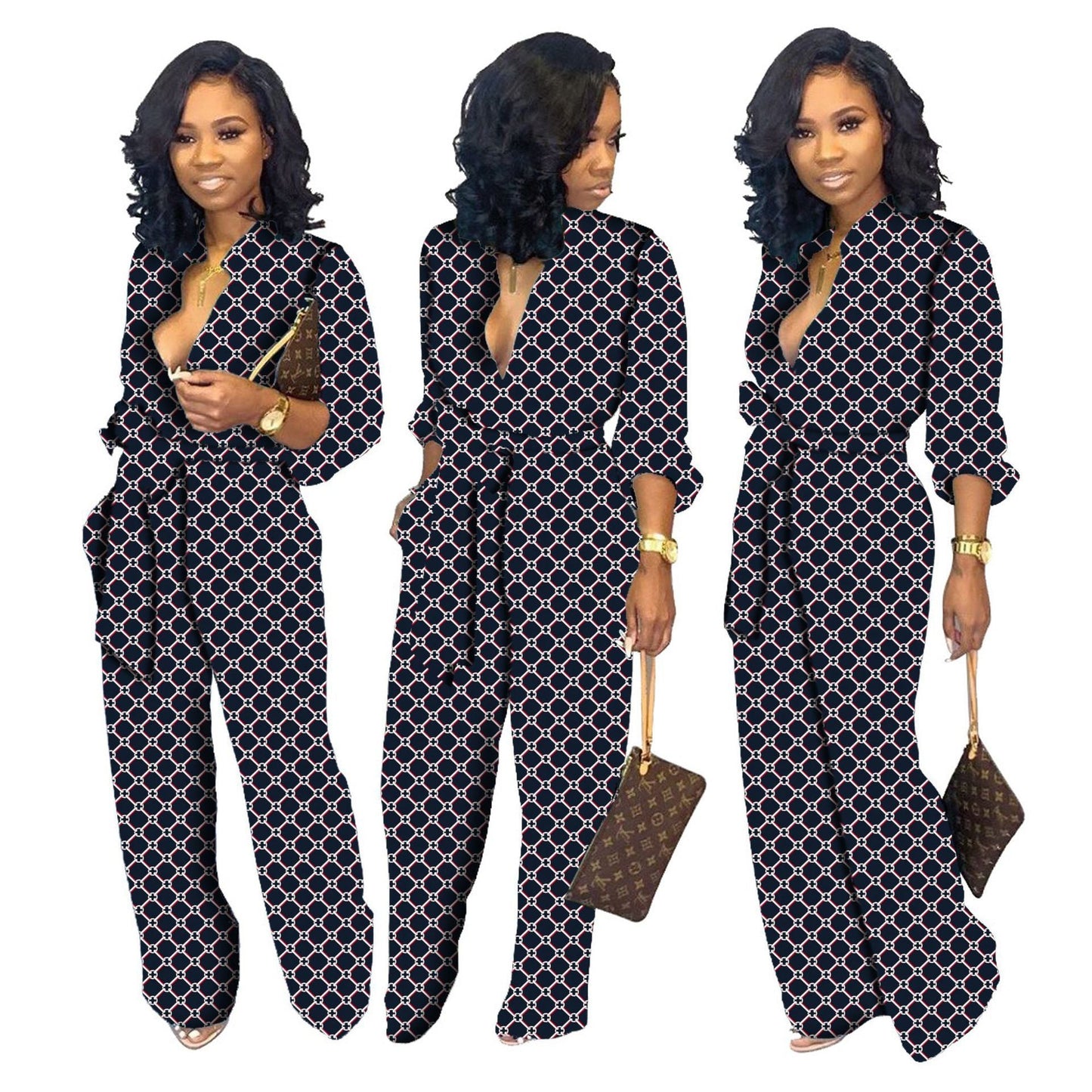Shirley – Elegant Women's Club Jumpsuit
