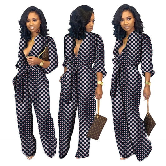 Shirley – Elegant Women's Club Jumpsuit