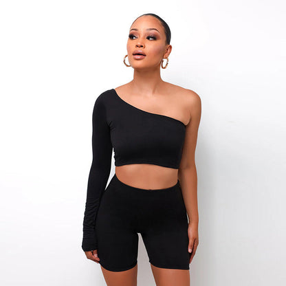 Diana – Asymmetrical Two-Piece Set for Women