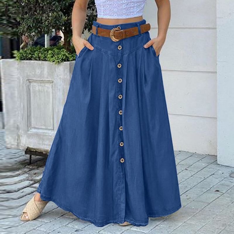 Juliet – Women's High-Waist Skirt in Solid Color