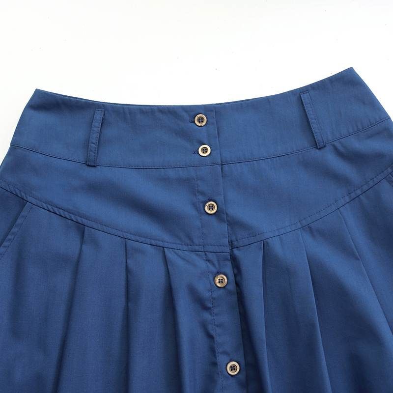 Juliet – Women's High-Waist Skirt in Solid Color