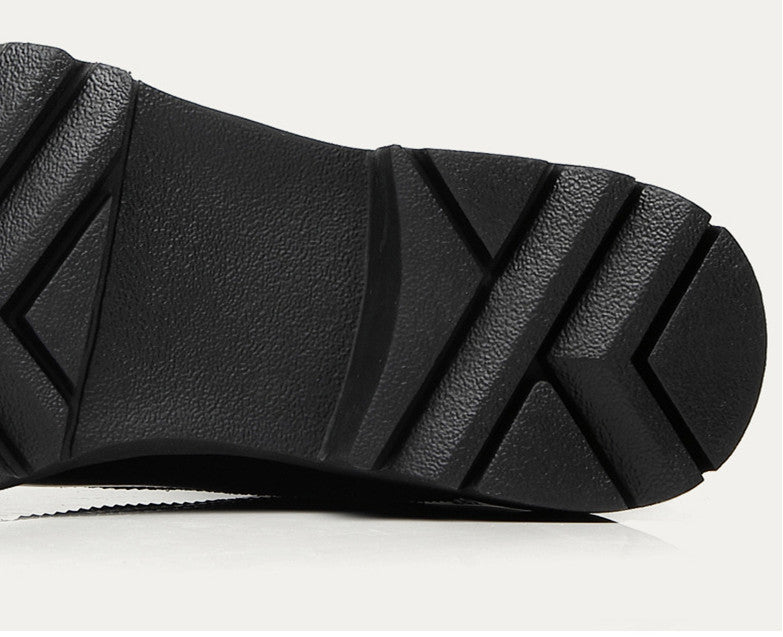 Scott – Thick-Soled British High-Top Boots in Vegan Leather