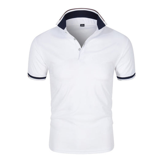 Geoffrey – Classic Men's Polo Shirt with Short Sleeves