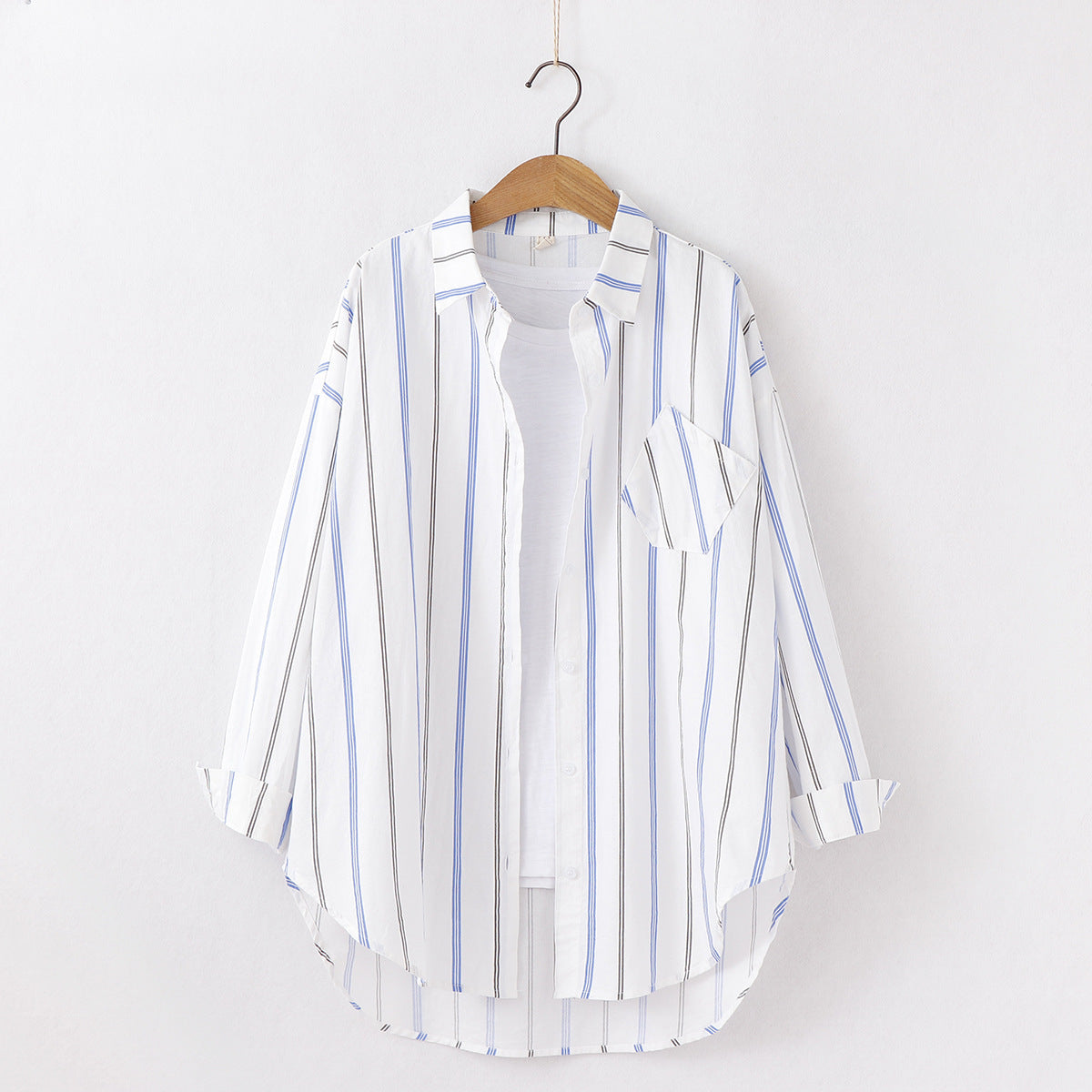 Clara – Classic Women's Cardigan with Stripes
