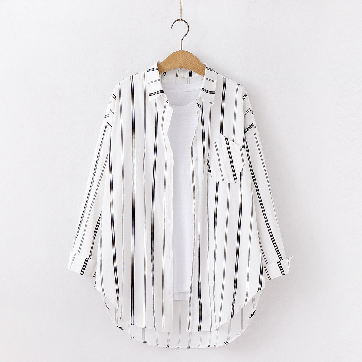 Clara – Classic Women's Cardigan with Stripes