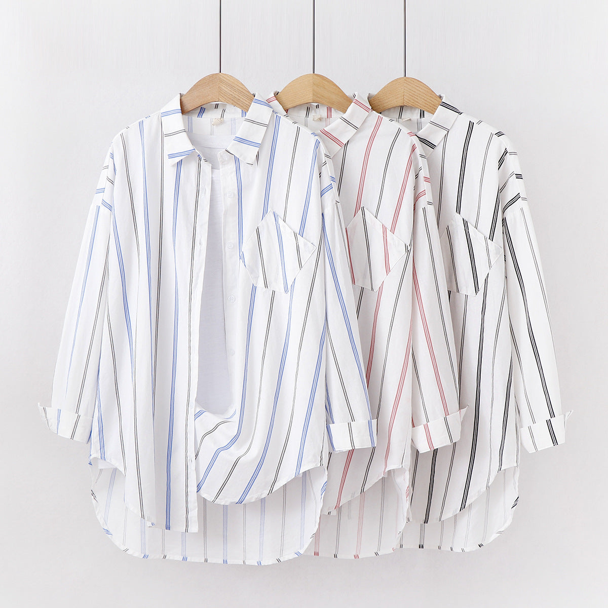 Clara – Classic Women's Cardigan with Stripes