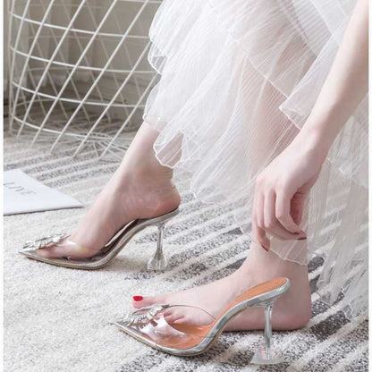 Sharon – Elegant Wedding Shoes with Crystal Heel