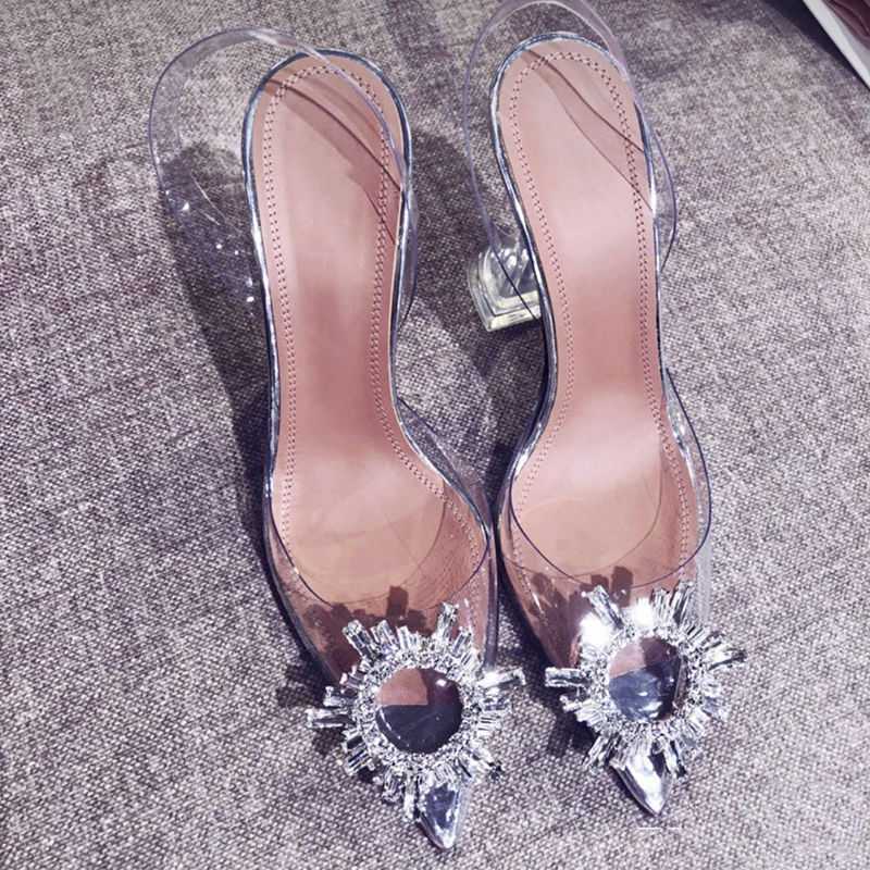 Sharon – Elegant Wedding Shoes with Crystal Heel