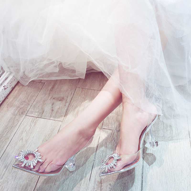 Sharon – Elegant Wedding Shoes with Crystal Heel