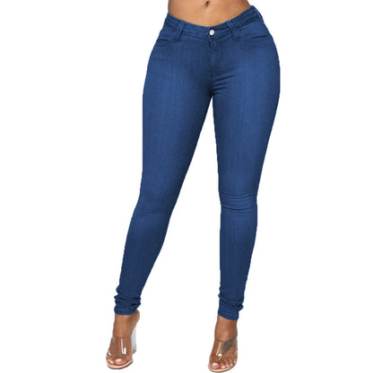 Jacqueline – European Style Women's Skinny Jeans with Pencil Cut