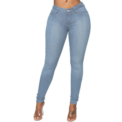 Jacqueline – European Style Women's Skinny Jeans with Pencil Cut