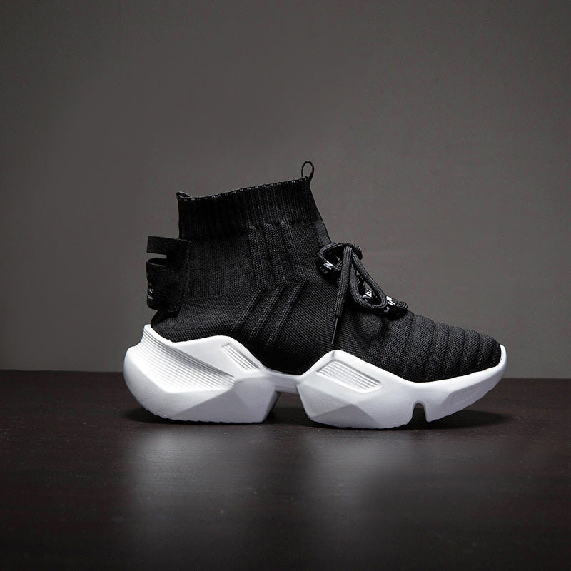 Joanne – Breathable Women's High-Top Shoes with Thick Sole and Stretch Sock