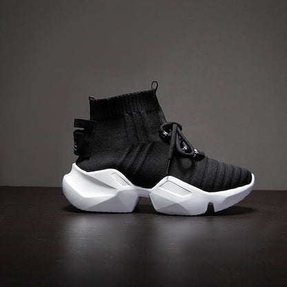 Joanne – Breathable Women's High-Top Shoes with Thick Sole and Stretch Sock