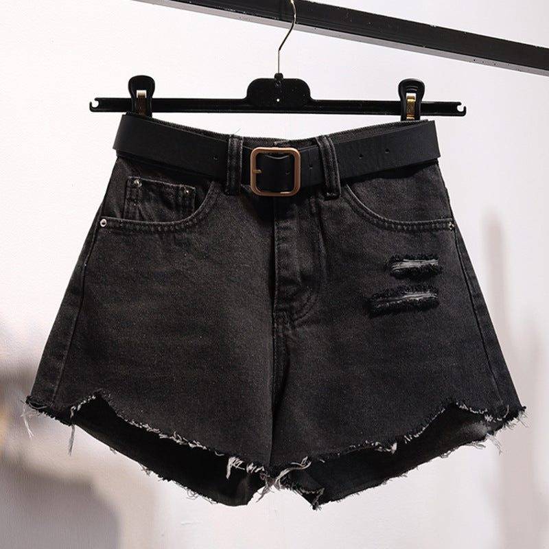 Mary – Irregular Denim Shorts for Women