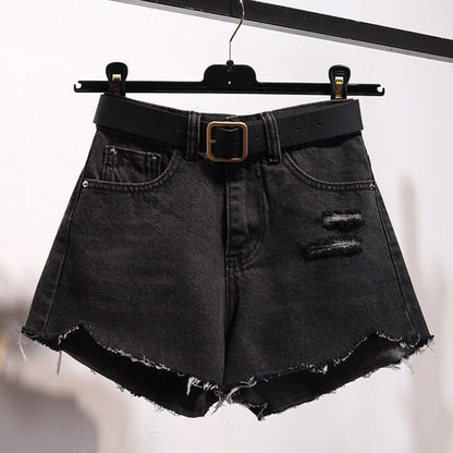 Mary – Irregular Denim Shorts for Women