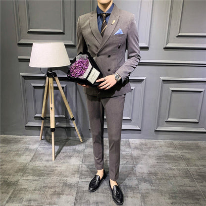 Joshua – Elegant Men's Suit with Double-Breasted Design