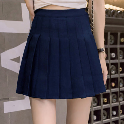 Tanya – Pleated Skirt in School Uniform Style