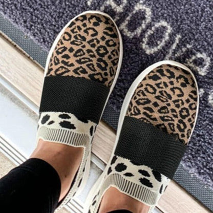 Pamela – Comfortable Women's Sneakers with Leopard Print