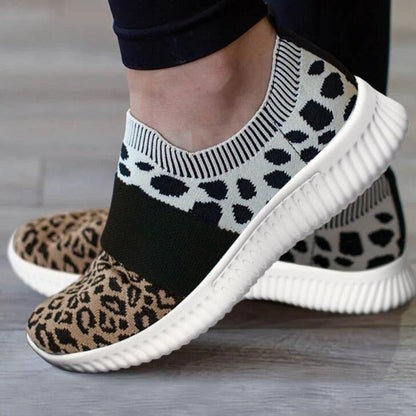 Pamela – Comfortable Women's Sneakers with Leopard Print