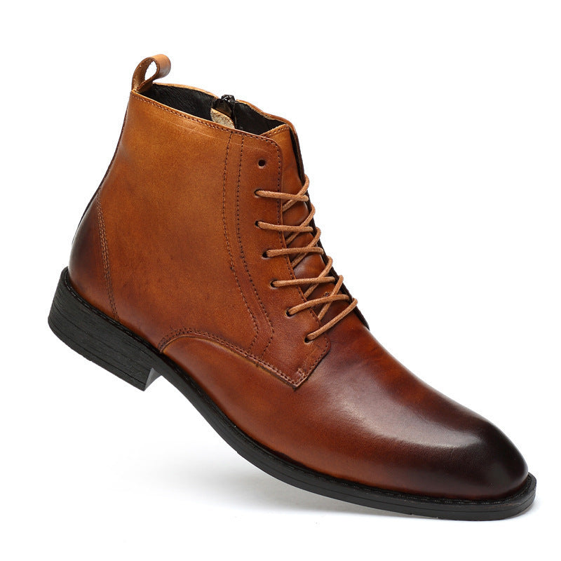 Jonathon – High-Quality Men's Vegan Leather Martin Boots