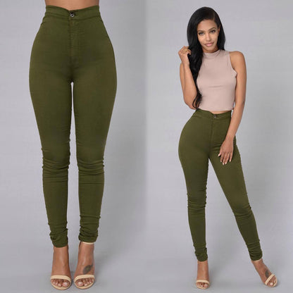 Danielle – Colorful Women's High-Waist Leggings