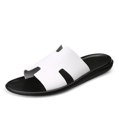 Bruce – Vegan Leather Flip-Flop Sandals for Men
