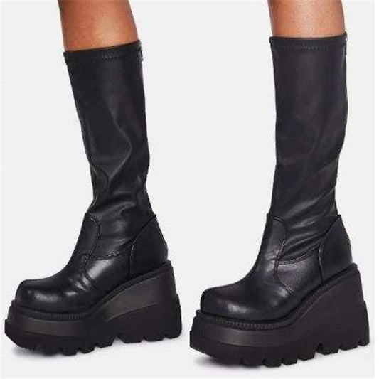 Pamela – Women's Platform Boots with Thick Sole for New Autumn Style