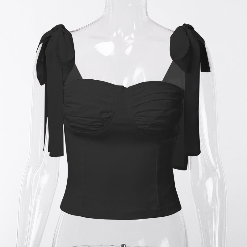 Megan – Fitted Women's T-Shirt with Bandage Design