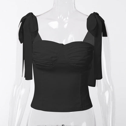 Megan – Fitted Women's T-Shirt with Bandage Design